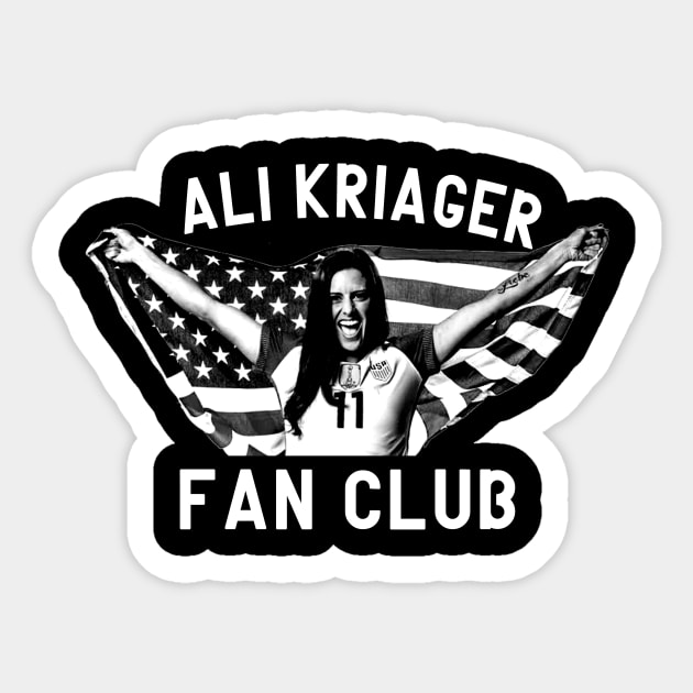 Ali Krieger Fan Club Sticker by Regx Food Cosmic